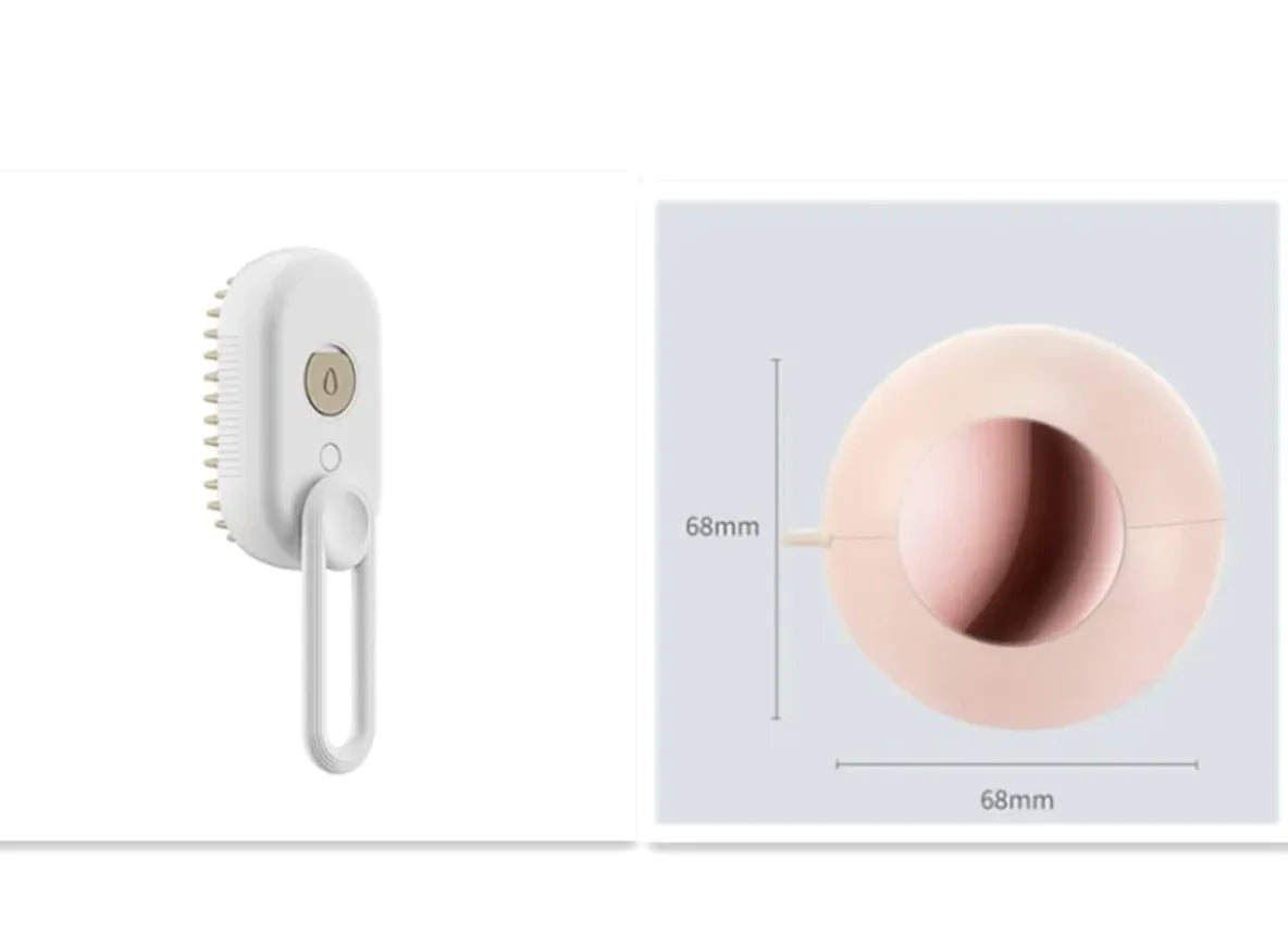 3-in-1 Electric Steam Pet Brush